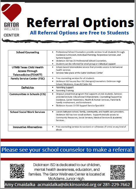 Referral Options
